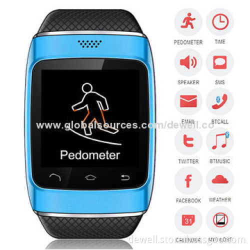 Latest design, Bluetooth smart watch phone, with Pedometer healthy care functionNew